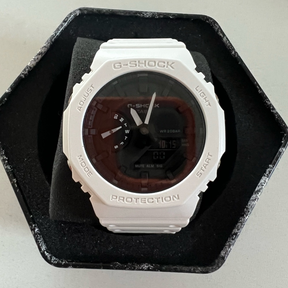 White G Shock Watch - NWT